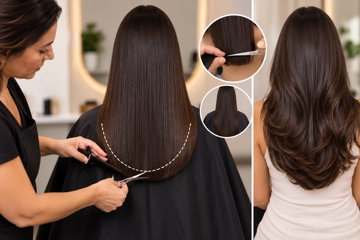Série Cortes Femininos Fáceis  - Passo a Passo/ Corte em "U"